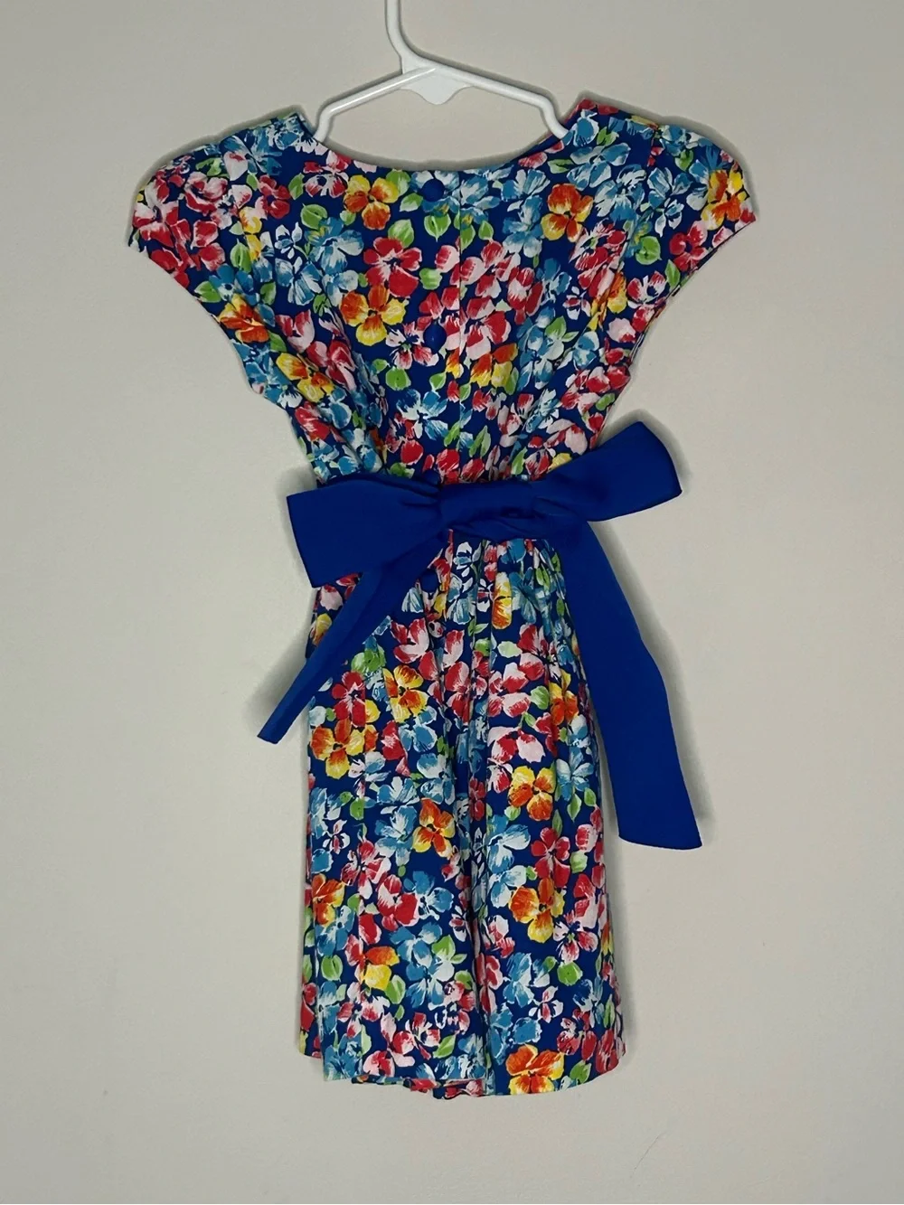 Ralph Lauren Girls Multi Colored Floral Dress with Matching Bloomers  18 Months